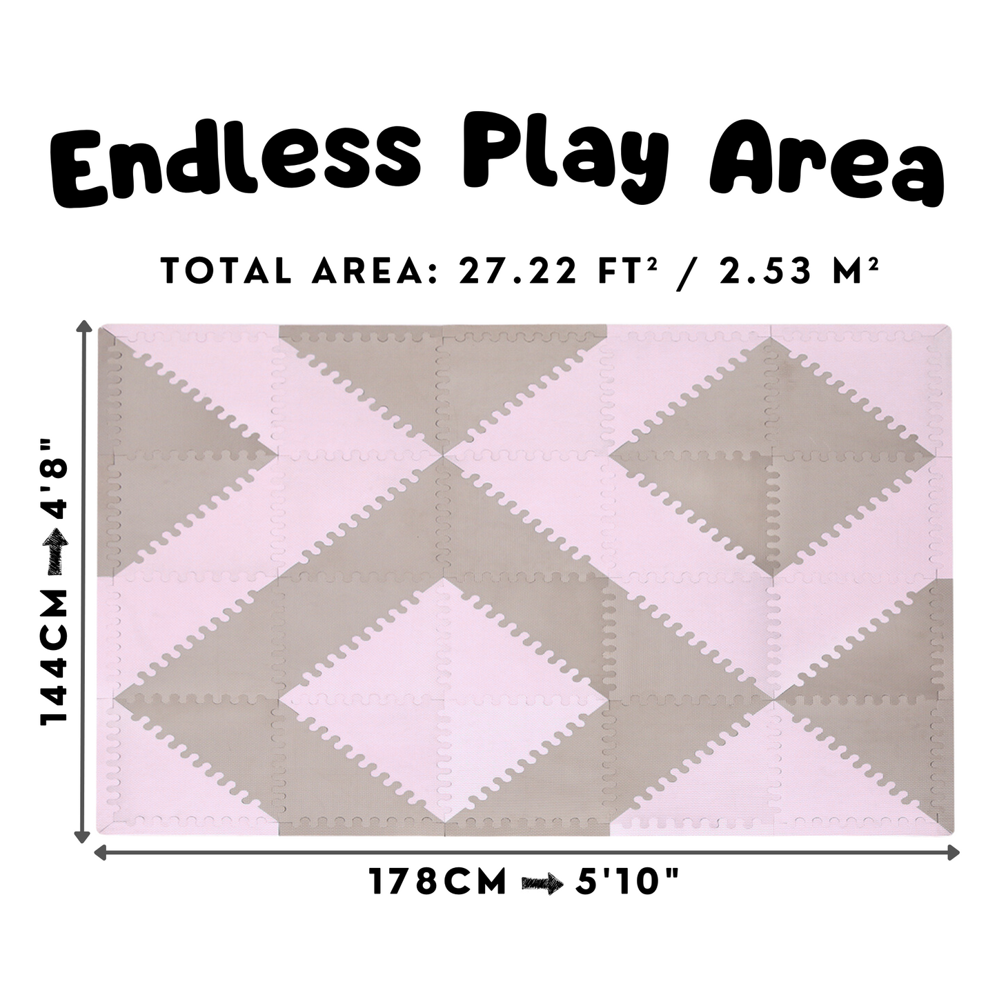 WUNDERKIND - The Customizable Play Space Every Kid Needs | Blush Pink
