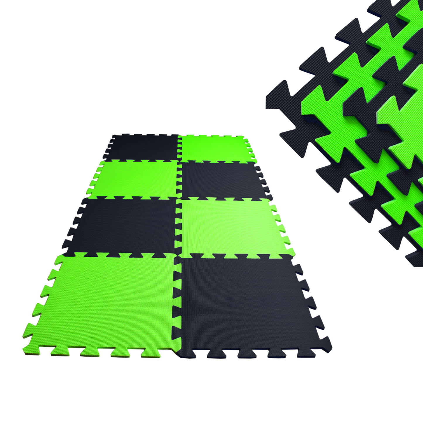 10mm Thick Multi-Coloured Mats | Pack of 8 | Wide Range of Colour Combinations