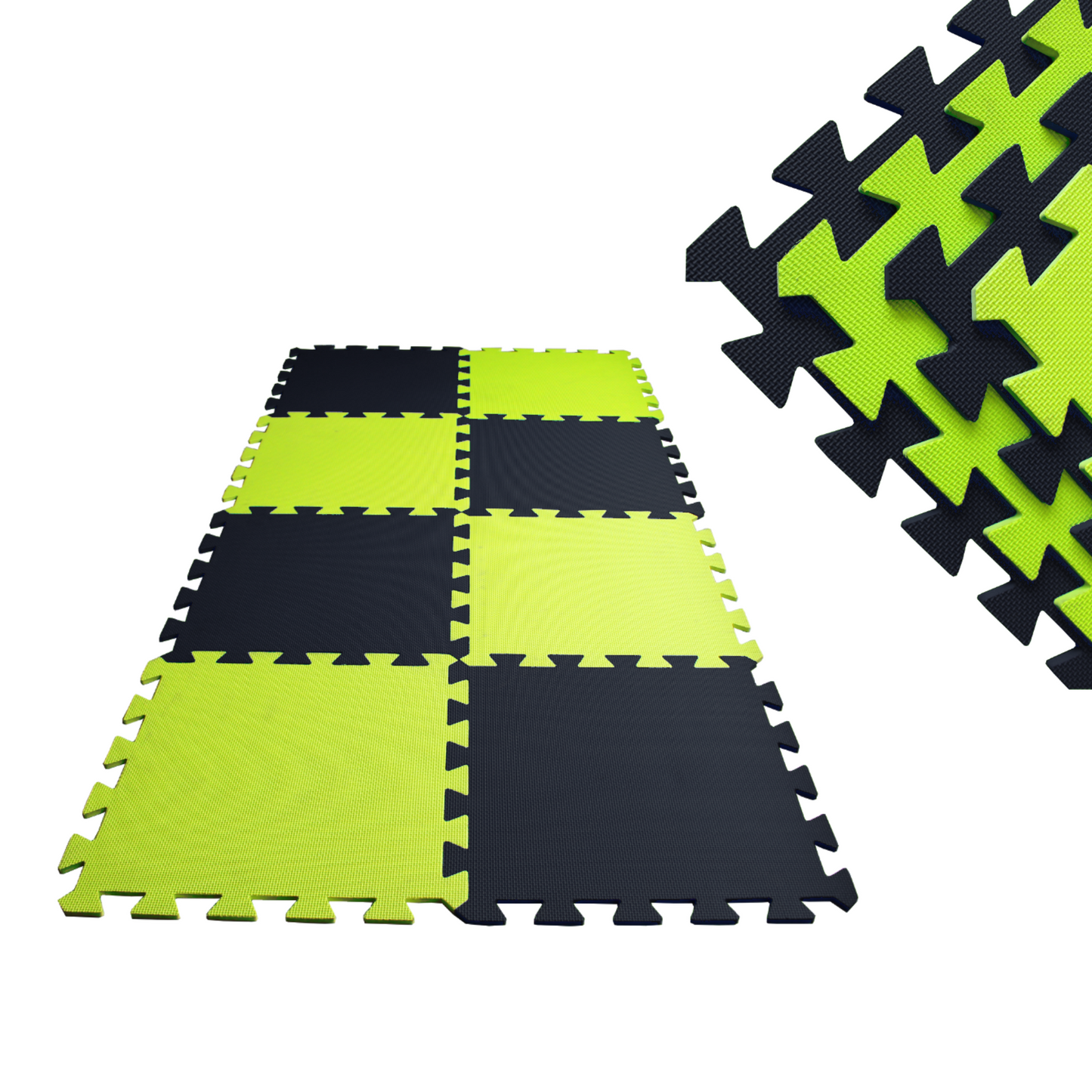 10mm Thick Multi-Coloured Mats | Pack of 8 | Wide Range of Colour Combinations