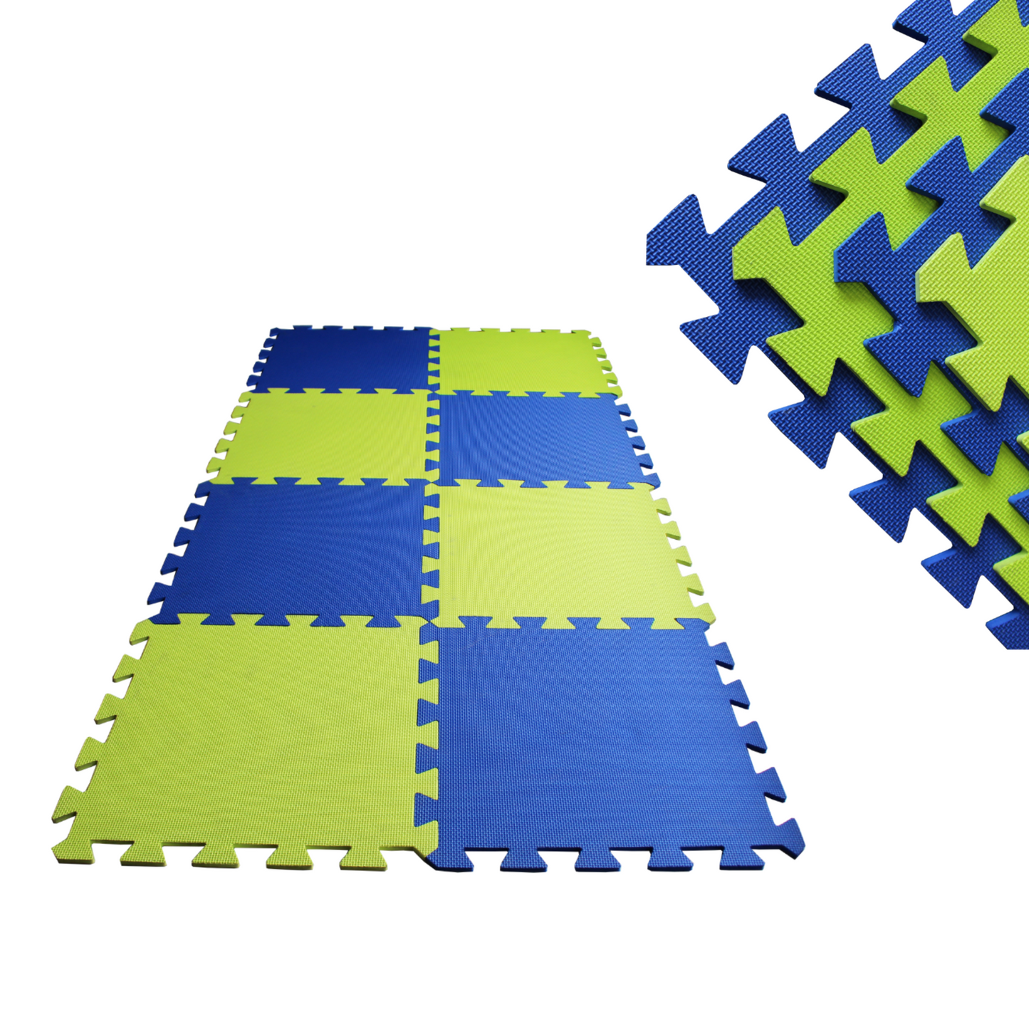 10mm Thick Multi-Coloured Mats | Pack of 8 | Wide Range of Colour Combinations