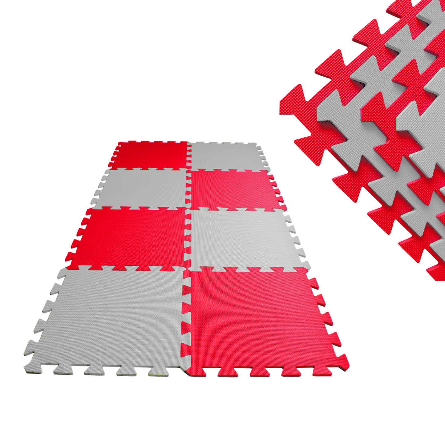 10mm Thick Multi-Coloured Mats | Pack of 8 | Wide Range of Colour Combinations