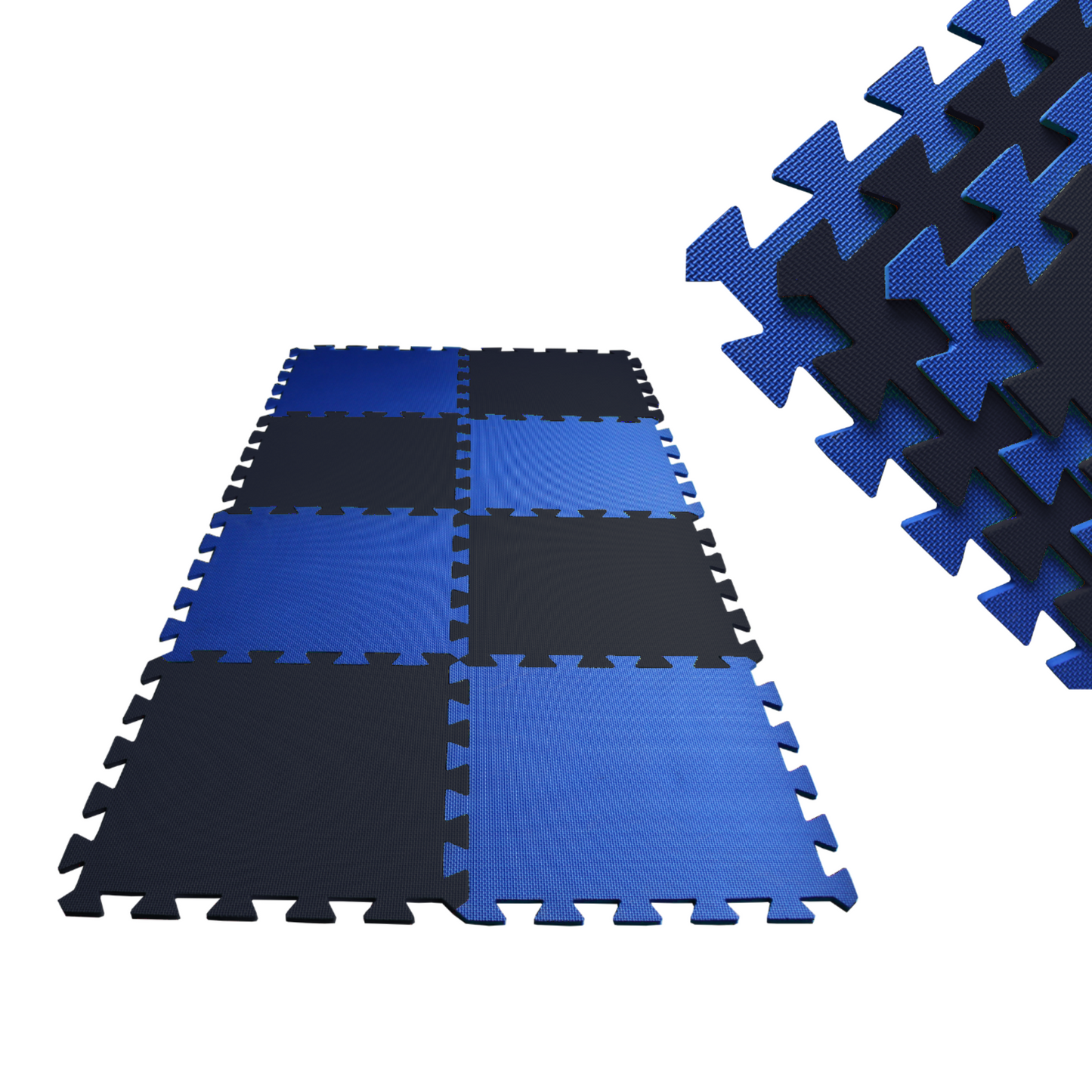 10mm Thick Multi-Coloured Mats | Pack of 8 | Wide Range of Colour Combinations