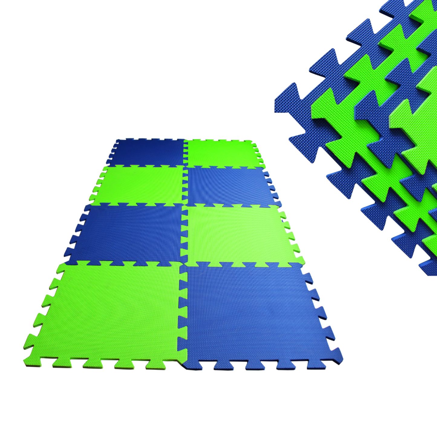 10mm Thick Multi-Coloured Mats | Pack of 8 | Wide Range of Colour Combinations