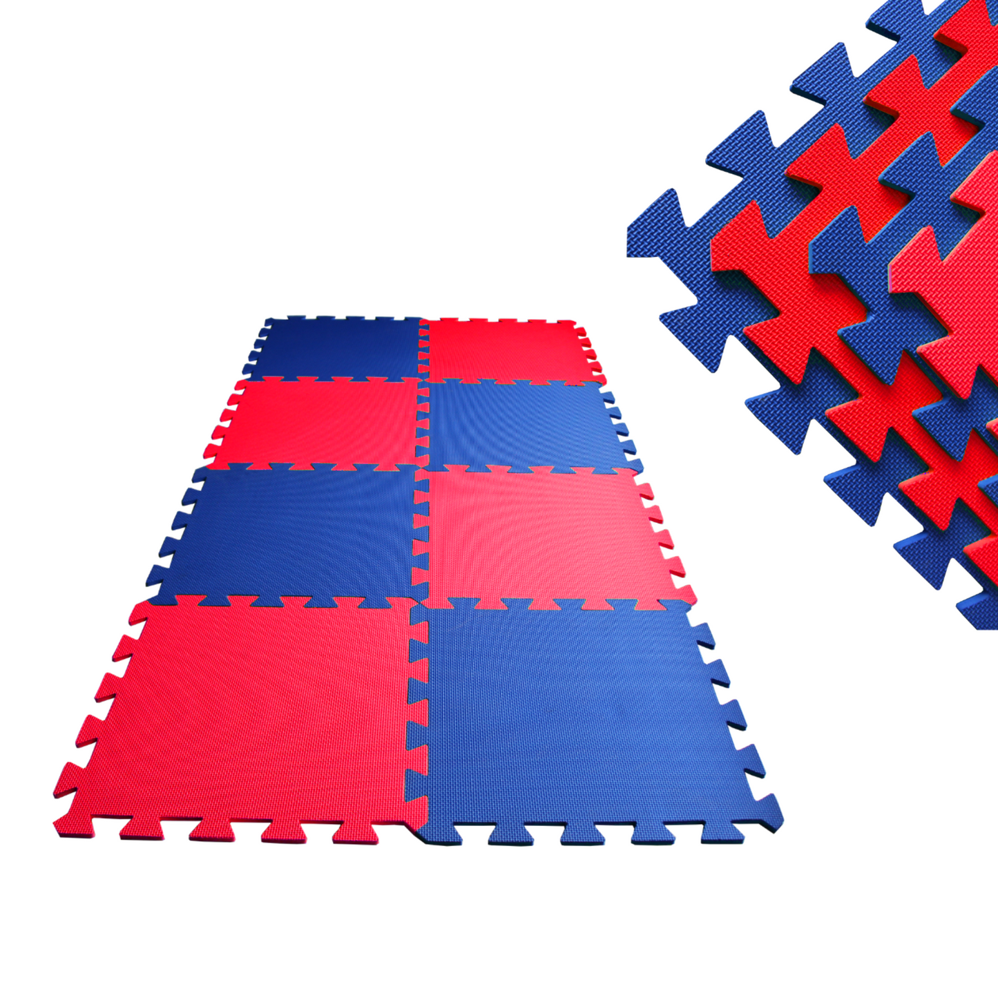 10mm Thick Multi-Coloured Mats | Pack of 8 | Wide Range of Colour Combinations