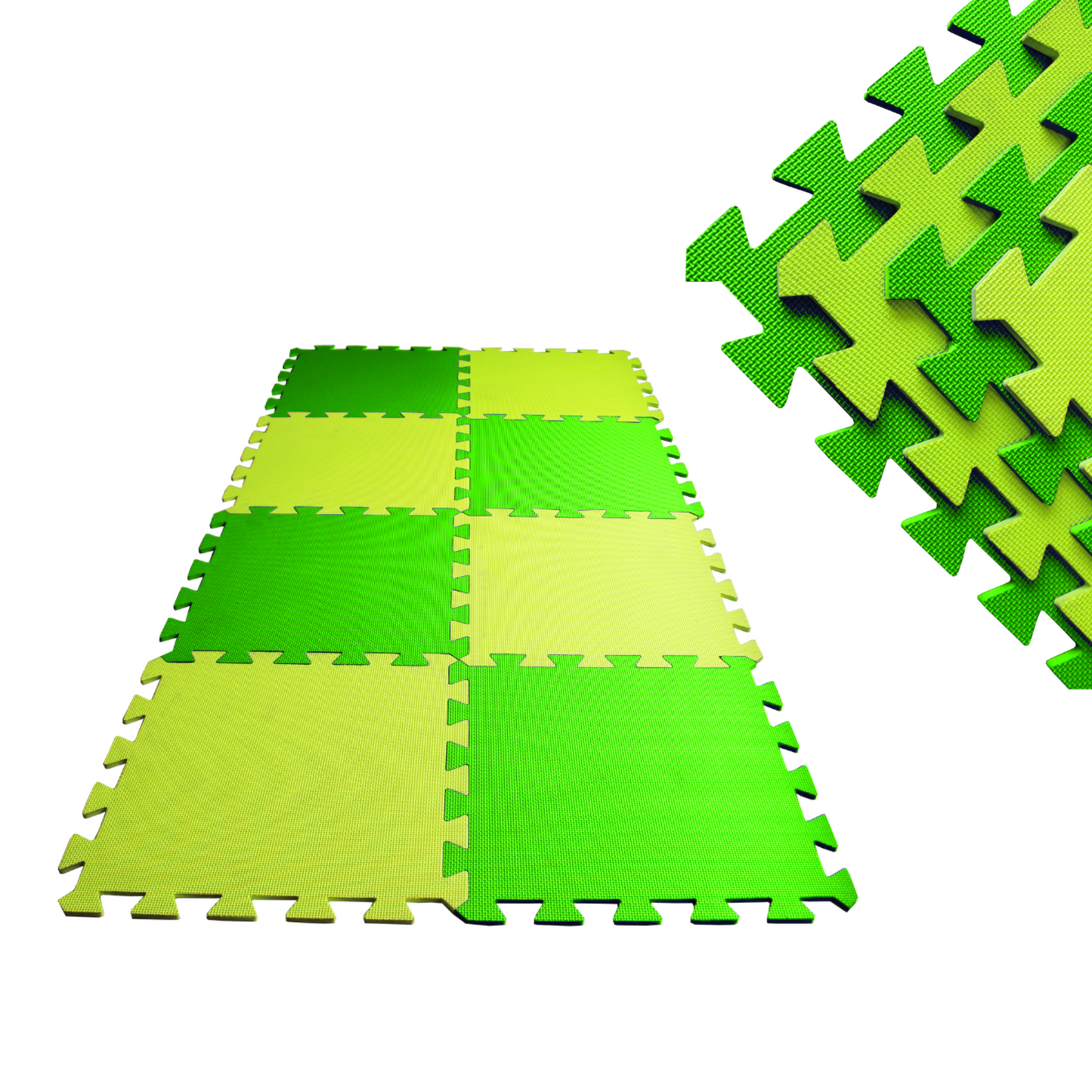 10mm Thick Multi-Coloured Mats | Pack of 8 | Wide Range of Colour Combinations