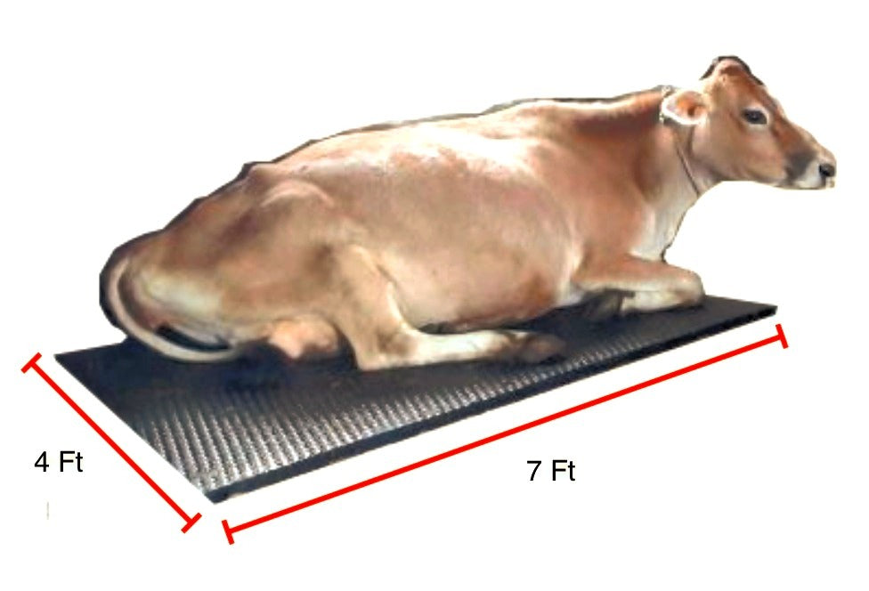 COW Mats for Dairy Cows (7ft x 4ft x 25 mm)